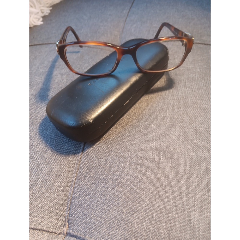 90's Y2k Ralph Lauren Women's Tortoise Shell‎ Eyeglass Frames Only With Case